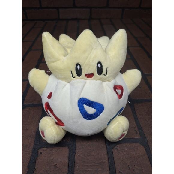 2010 Pokémon Nintendo Banpresto Japan Togepi Stuffed Animal Plush Toy 8” Tall - Picture 1 of 5